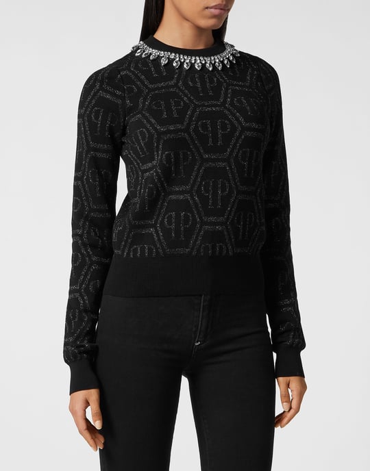 Pullover Rundhalsausschnitt Monogram - Image 2