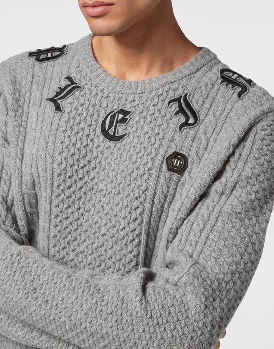 Rundhalspullover Monogram - Image 5