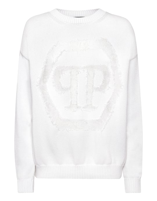 Pullover Rundhalsausschnitt Hexagon - Image 1
