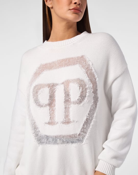 Pullover Rundhalsausschnitt Hexagon - Image 5