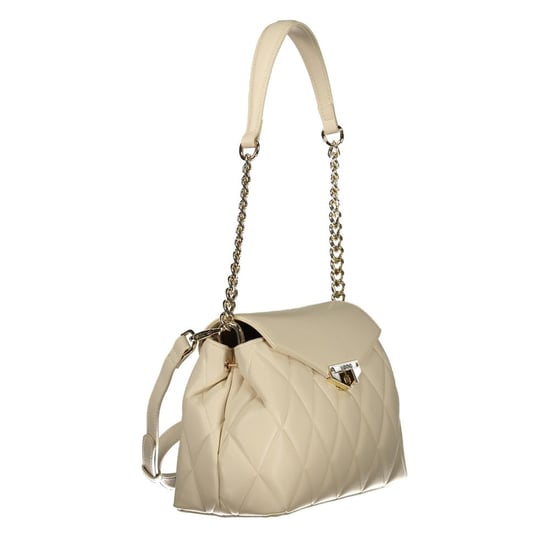 Mario Valentino Beige Polyurethan Damen Schultertasche - Image 3