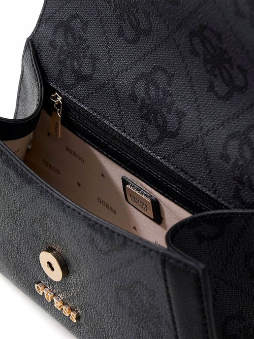 Guess Schultertasche Kohle-Logo - Image 3