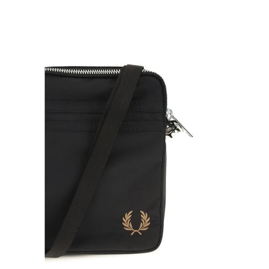 Fred Perry Schwarze Nylon-Umhängetasche - Image 4