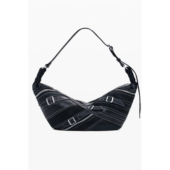 Desigual Nero Polyurethan Damen Schultertasche - Image 1