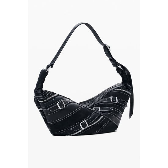 Desigual Nero Polyurethan Damen Schultertasche - Image 2