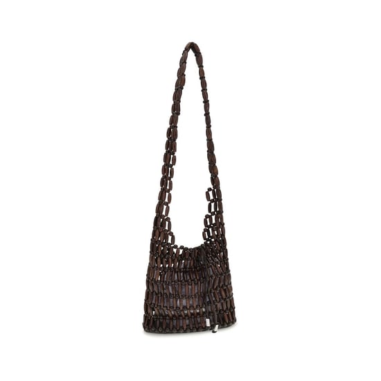 Staud Braune Holz-Handtasche - Image 2