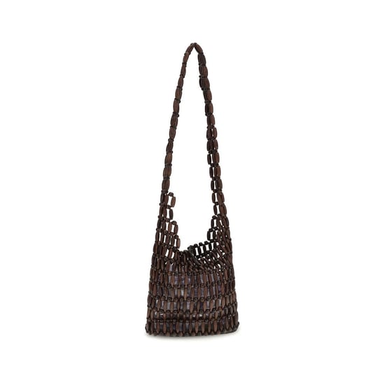 Staud Braune Holz-Handtasche - Image 3