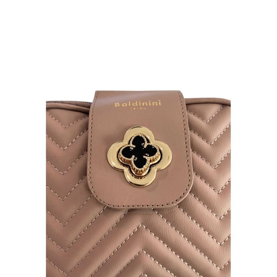 Baldinini Trend Beige PU Damen Umhängetasche - Image 6