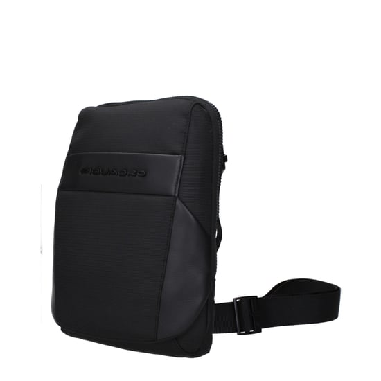 Piquadro Schwarze Stoff Umhängetasche - Image 2