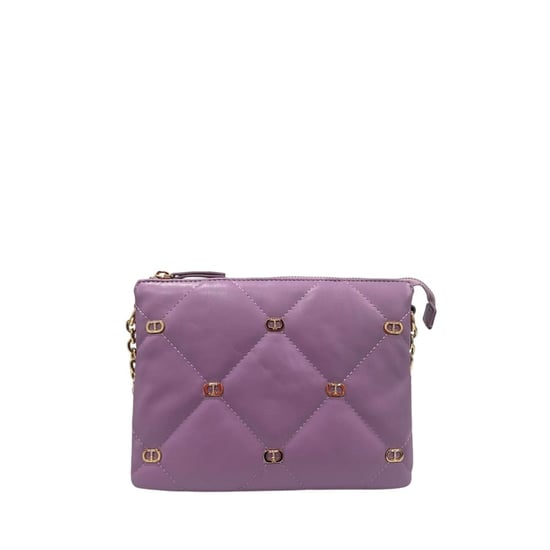 Twinset Lila Kunstleder Damen Umhängetasche - Image 1