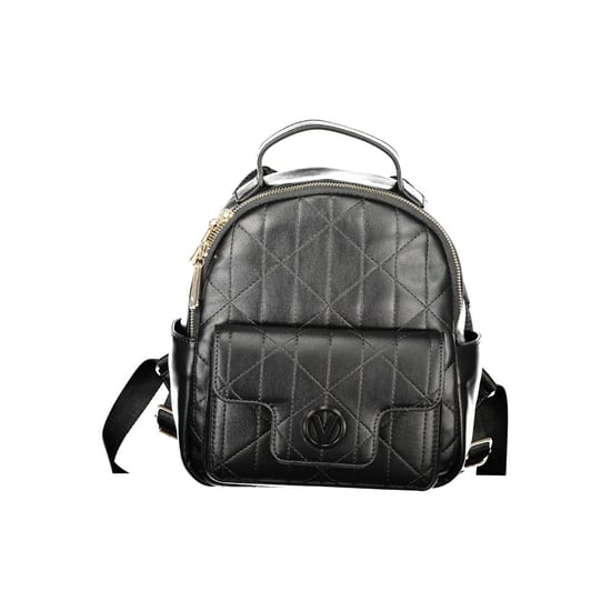 Mario Valentino Schwarzer Polyurethan Damen-Rucksack - Image 1