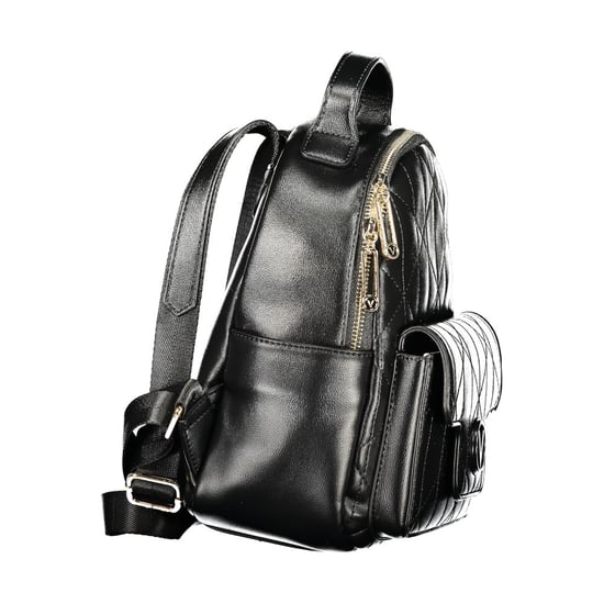 Mario Valentino Schwarzer Polyurethan Damen-Rucksack - Image 3