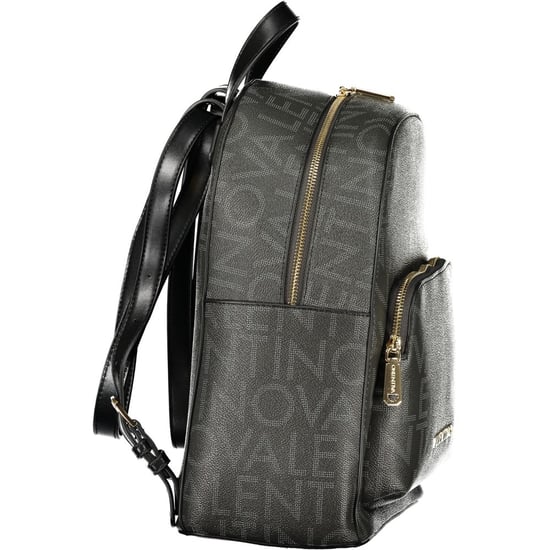 Mario Valentino Schwarzer Polyurethan Damen Rucksack - Image 3