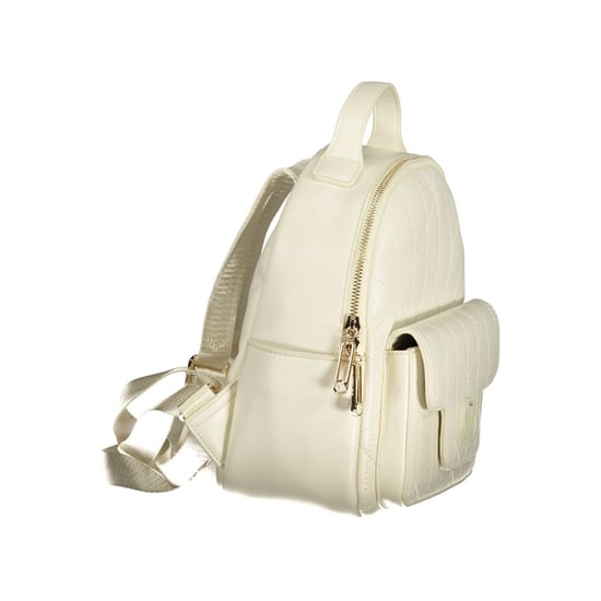 Mario Valentino Bianco Polyurethan Damen Rucksack - Image 3