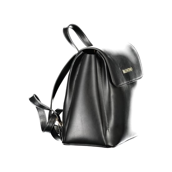 Mario Valentino Schwarzer Polyurethan Damen-Rucksack - Image 3