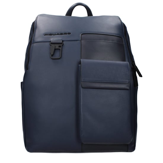 Piquadro Blauer Leder Rucksack - Image 1