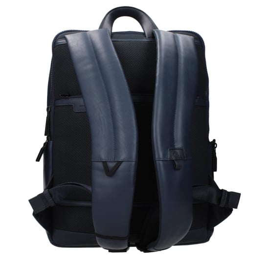 Piquadro Blauer Leder Rucksack - Image 3