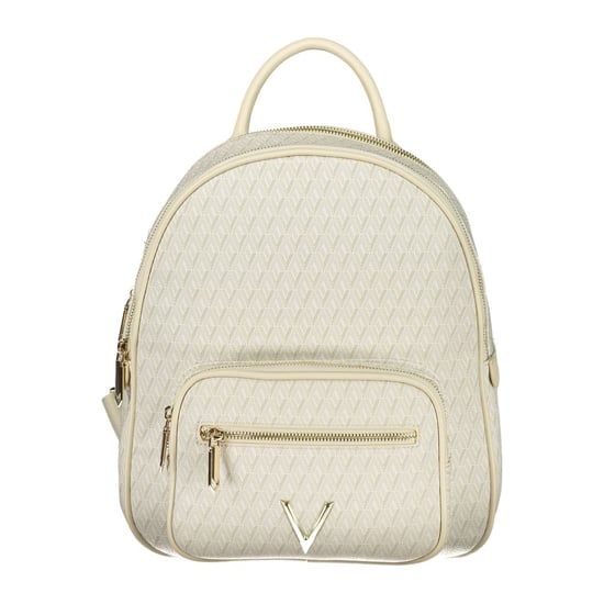Mario Valentino Beiger Polyurethan Damenrucksack mit verstellbaren Trägern - Image 1