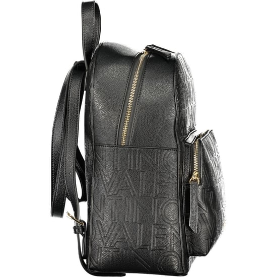 Mario Valentino Schwarzer Polyurethan Damen-Rucksack - Image 3