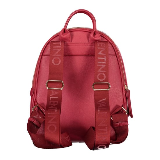 Mario Valentino Rosso Polyurethan Damen Rucksack - Image 2