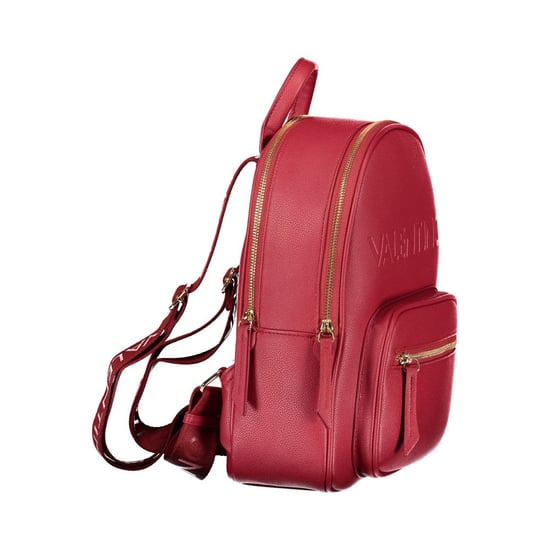 Mario Valentino Rosso Polyurethan Damen Rucksack - Image 3
