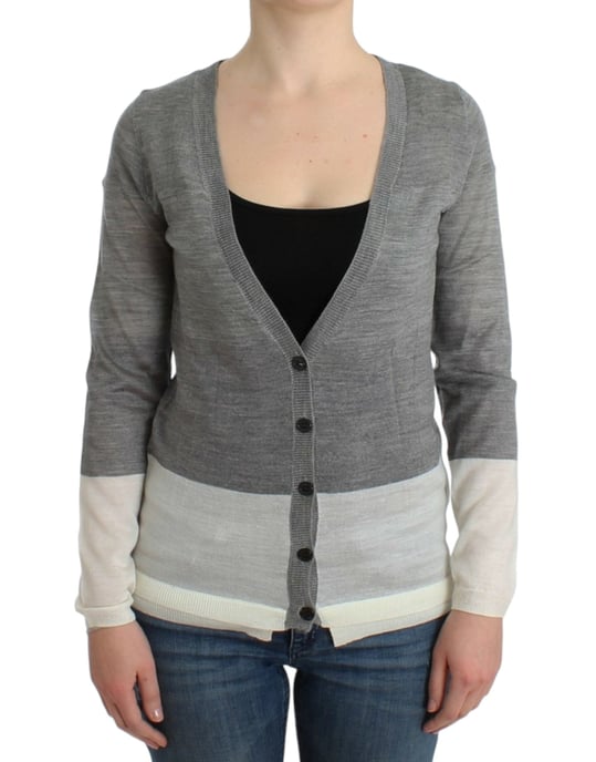 Costume National Grauer leichter Cardigan - Image 1