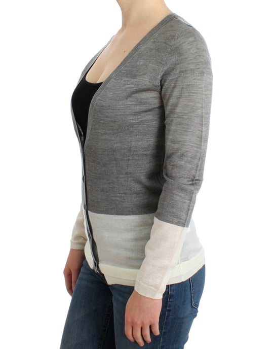 Costume National Grauer leichter Cardigan - Image 2