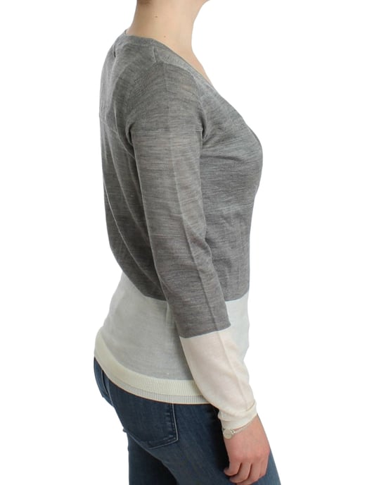 Costume National Grauer leichter Cardigan - Image 4