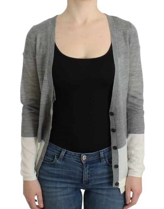 Costume National Grauer leichter Cardigan - Image 5
