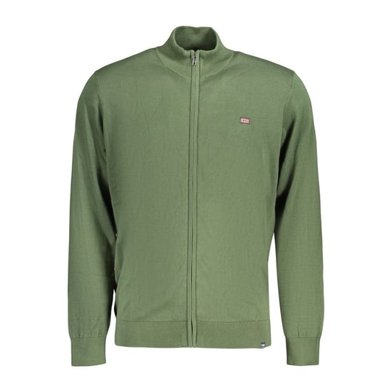 Norwegen 1963 Verde Baumwoll Herren Cardigan - Image 1