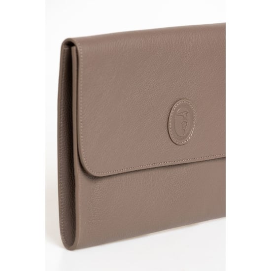 Trussardi Braune Polyester Herren Clutch - Image 3