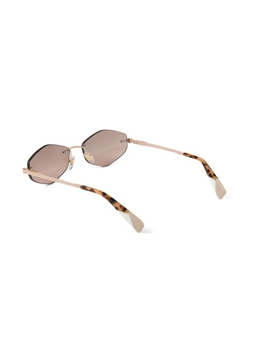 Furla Sonnenbrille Glänzendes Vollbeige - Image 3