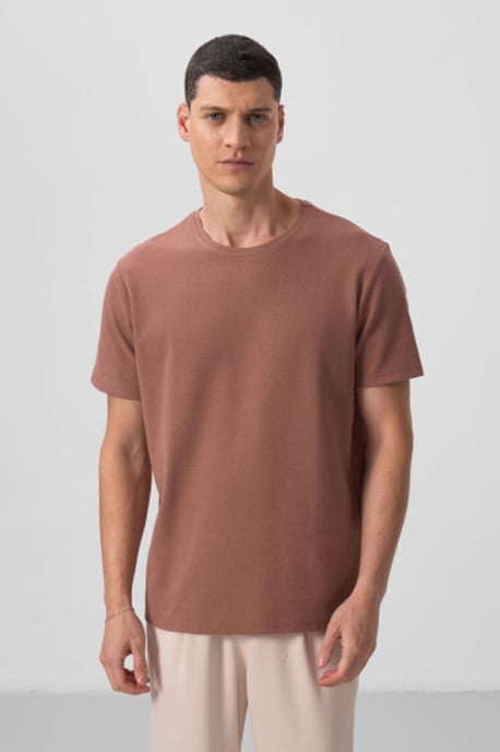 Herren Regular Fit Rundhals-T-Shirt - Image 1