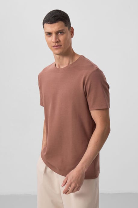 Herren Regular Fit Rundhals-T-Shirt - Image 4