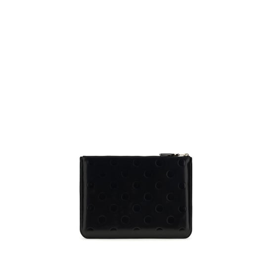 Comme Des Garçons Schwarzes Kalbleder Bos Taurus Wallet - Image 2