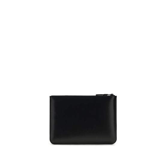 Comme Des Garçons Schwarzes Kalbleder Bos Taurus Wallet - Image 2