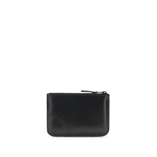 Comme Des Garçons Schwarzes Kalbleder Bos Taurus Wallet - Image 2