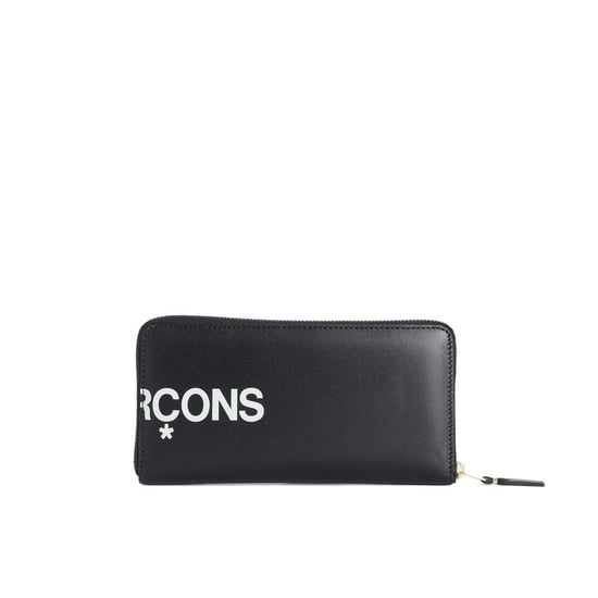 Comme Des Garçons Schwarze Rindsleder Geldbörse - Image 3