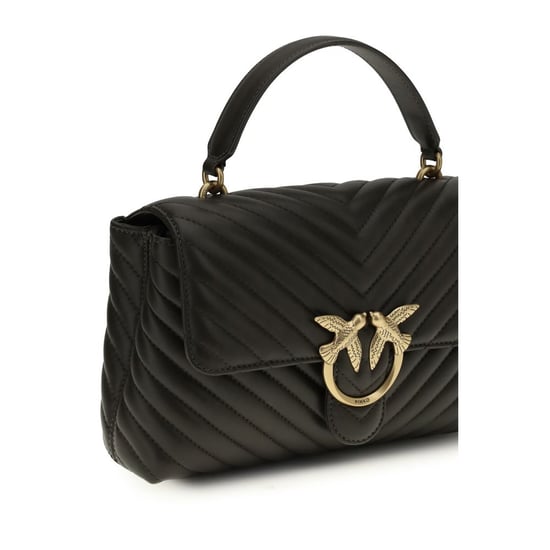 PINKO Bicolor Kalbleder Bos Taurus Handtasche - Image 4