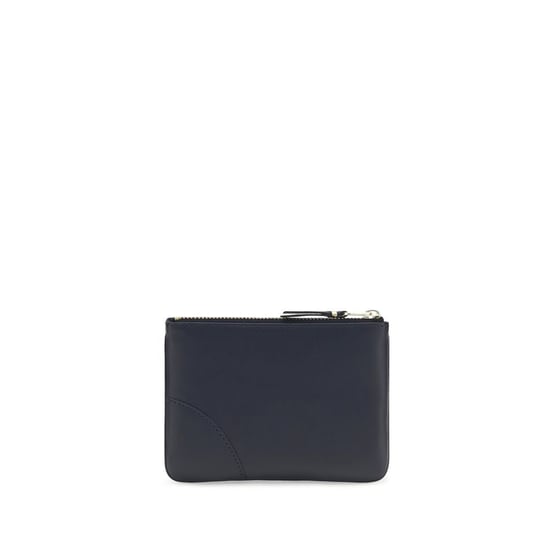 Comme Des Garçons Blau Kalbleder Bos Taurus Geldbörse - Image 2