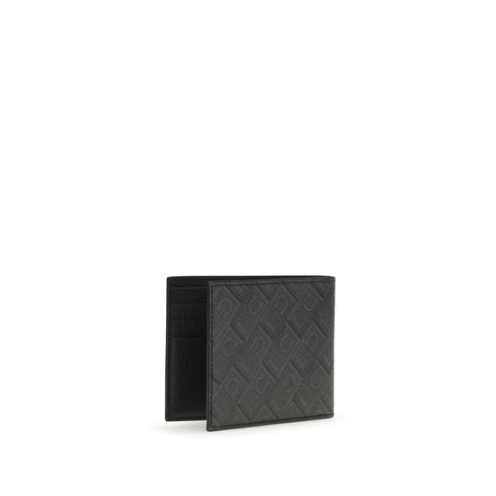 Ferragamo Schwarze Kalbsleder Bos Taurus Geldbörse - Image 2