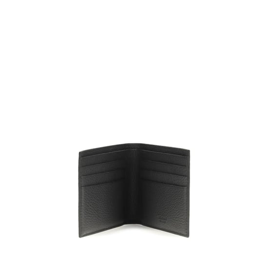 Ferragamo Schwarze Kalbsleder Bos Taurus Geldbörse - Image 3