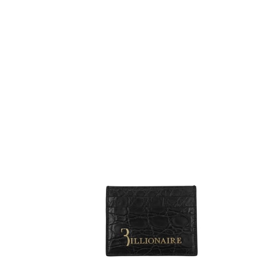 Billionaire Italienische Couture Schwarzer Krokodil-Kartenhalter - Image 1