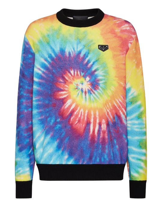 Rundhalspullover Tie Dye - Image 1