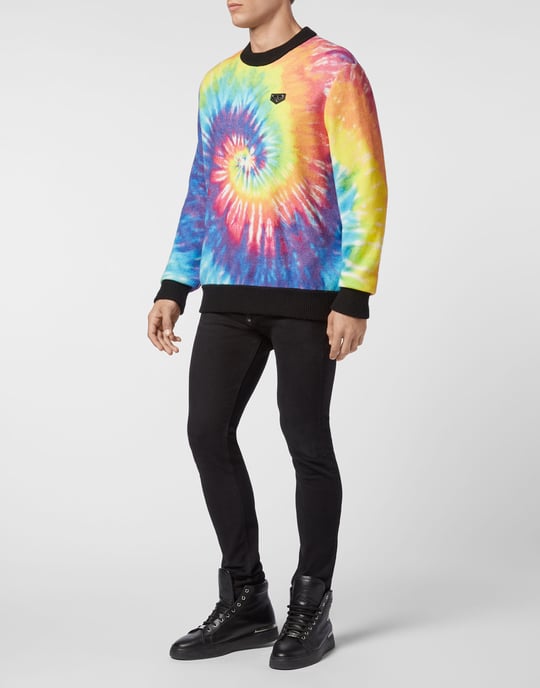 Rundhalspullover Tie Dye - Image 4