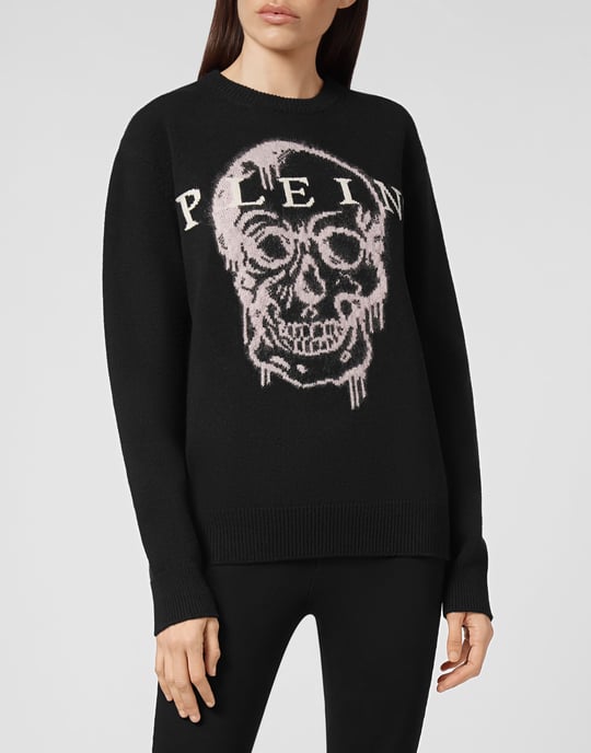 Rundhalspullover Skull - Image 2