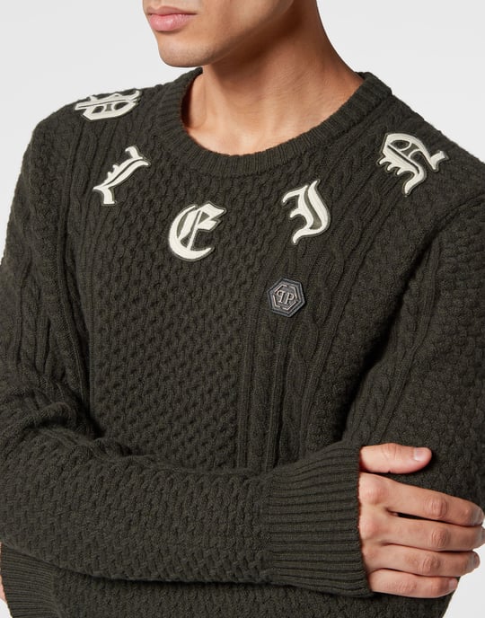 Rundhalspullover Monogram - Image 5