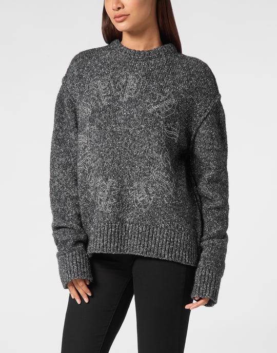 Pullover Rundhalsausschnitt Gothic Plein - Image 2
