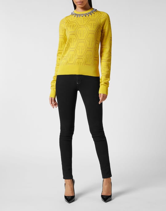 Pullover Rundhalsausschnitt Monogram - Image 4