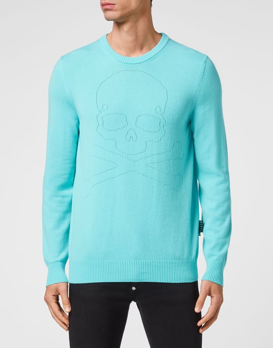 Rundhalspullover Skull And Plein - Image 2